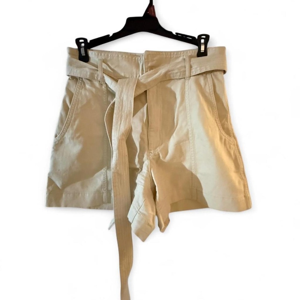 Gap tan high-waisted shorts with tie waist, Size: 2